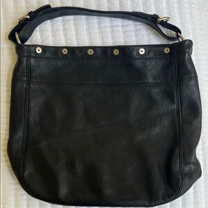FURLA FRIEZE SNAP LEATHER BAG
